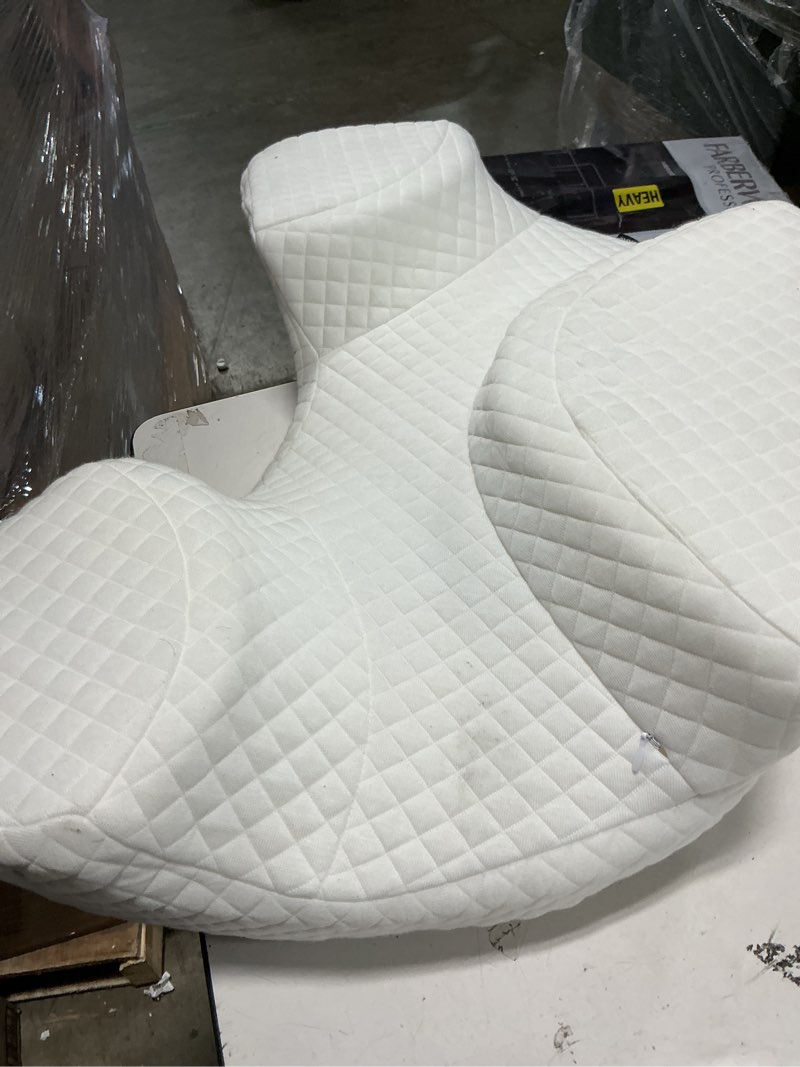 Condition photo showing As Is for Elviros Cervical Memory Foam Pillow | Ergonomic Support for Neck Pain Relief