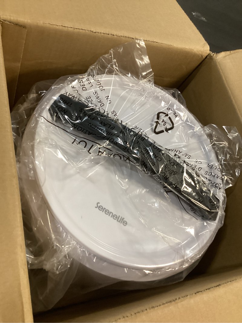 Condition photo showing Good Condition for SereneLife Counter Towel Warmer Bucket - with Customized Fragrance for Spa and Bathroom, Luxury Towel Heater, Auto Shut off, Fits 1 large Towel, Blanket, Bathrobe, PJs (Black) White