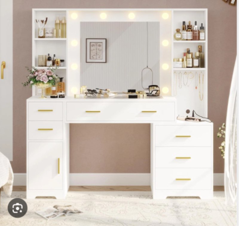 Incomplete box 1 only) Vincci Vanity