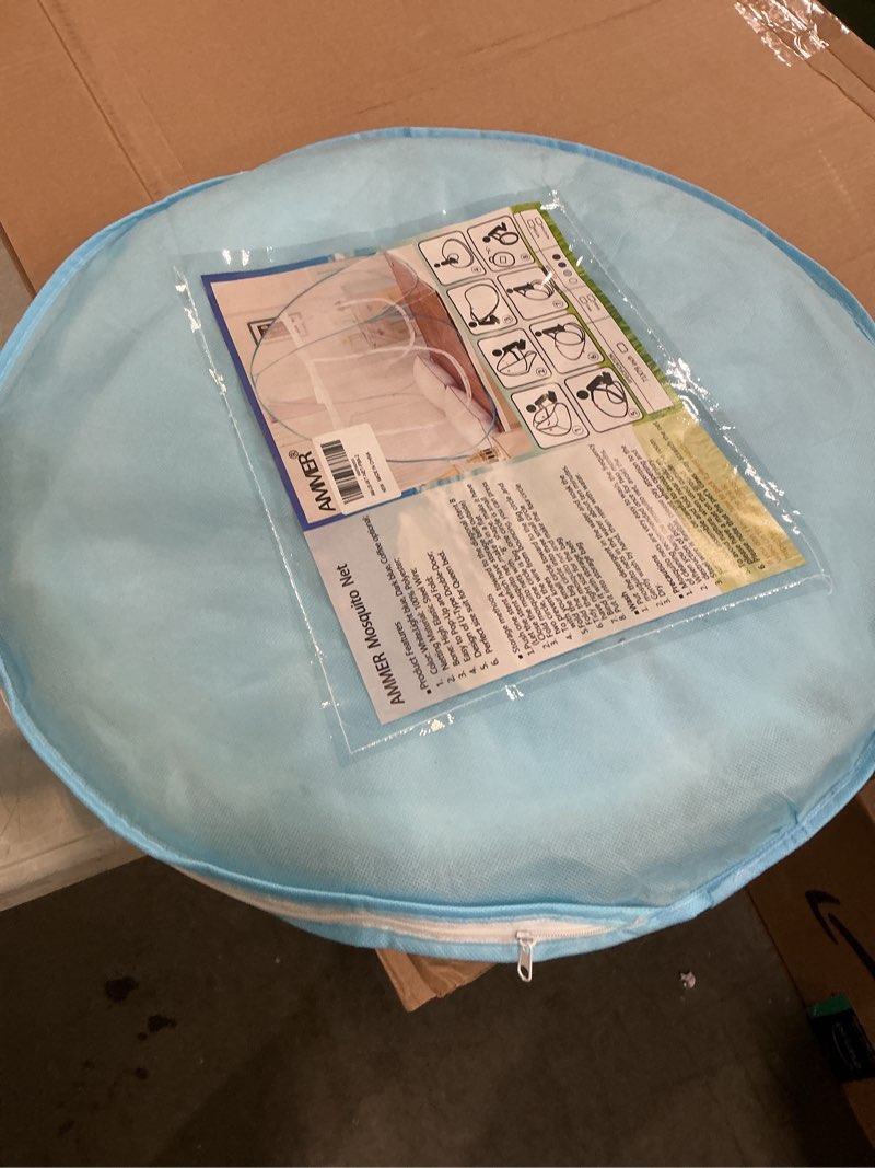 Condition photo showing New/Like New for AMMER Pop Up Mosquito Net Tent for Beds, Portable Foldable Mosquito Netting Folding Design with Net 