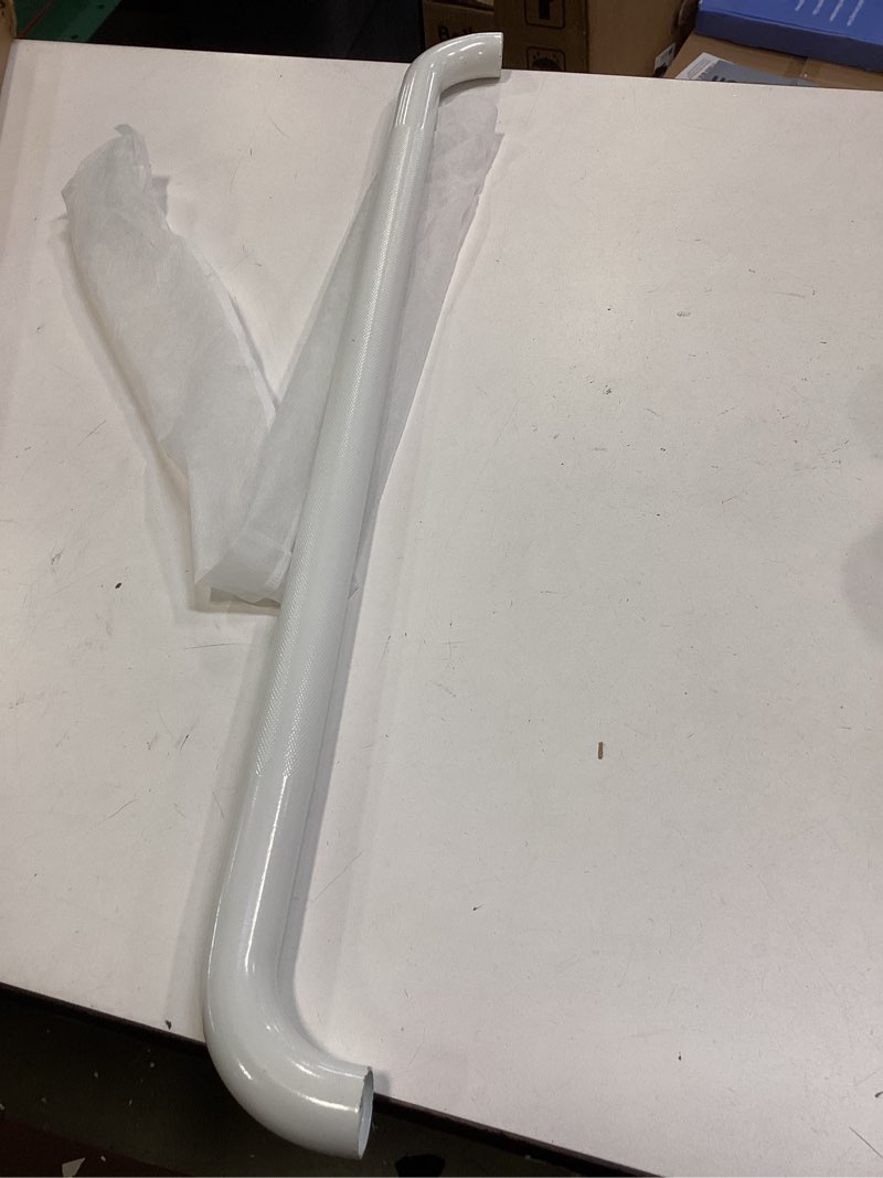 Condition photo showing As Is for ( incomplete) Shower Grab Bar, 2 Pack 32 Inch White Bathroom Grab Bar, 1.25\" Diameter 304 Stainless Steel Anti-Slip Grab Bars for Bathtubs and Showers, Handicap Shower Grab Bar for Seniors Elderly
