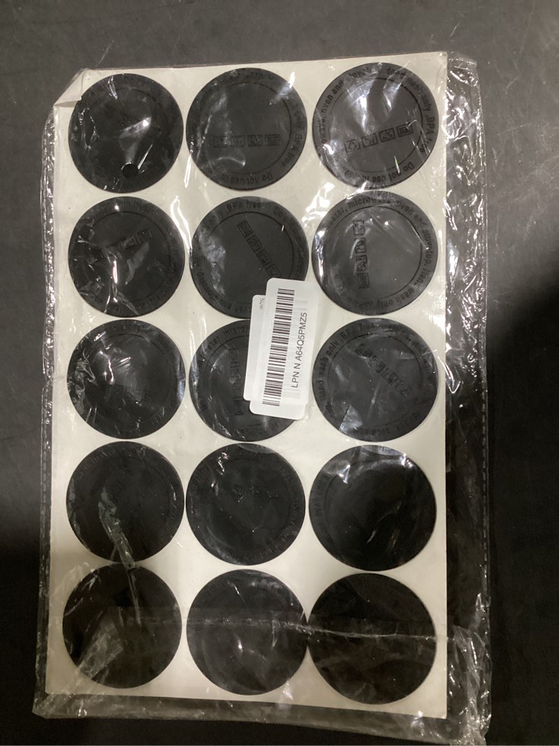 Condition photo showing New/Like New for HOYDATE Rubber Bottoms for Sublimation Tumblers,Protective Anti-Slip Silicone Bottoms with Adhesive for Skinny Tumblers, Thermal Bottle,Mason Jars (56mmX120Pcs)