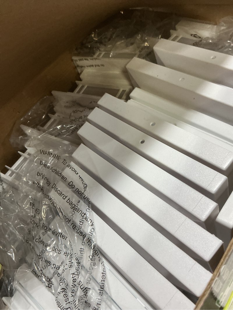 Condition photo showing Good Condition for dynaming 8 pack solar post cap lights outdoor with flickering flame light, white shell fence post solar lights fit 4x4 5x5 vinyl/wooden posts, brightness led lighting decor for garden deck patio white 8 pack flickering flame lights