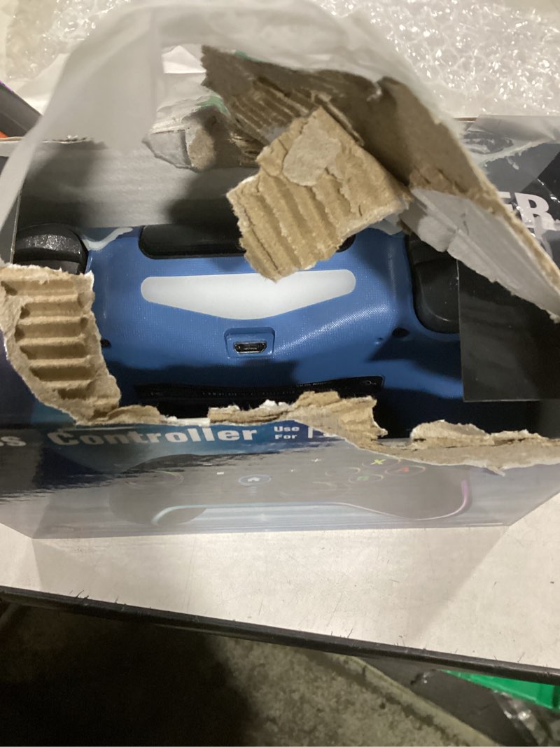 Condition photo showing As Is for bcofo wireless mobile gaming controller for iphone/android/switch/laptop, wired control for pc/steam, programmable game gamepad with phone clip for gamer, with rgb lighting effect/turbo/vibration black-01