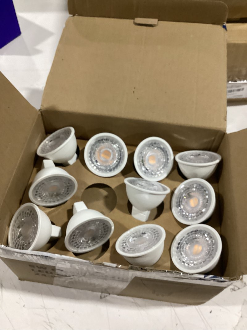 Condition photo showing Good Condition for mlambert 24 pack mr16 led bulbs 50w halogen equivalent,2700k warm white,5w gu5.3 mr16 12v spotlight bulb,non-dimmable,45° beam angle for landscape warm white 24 count (pack of 1)