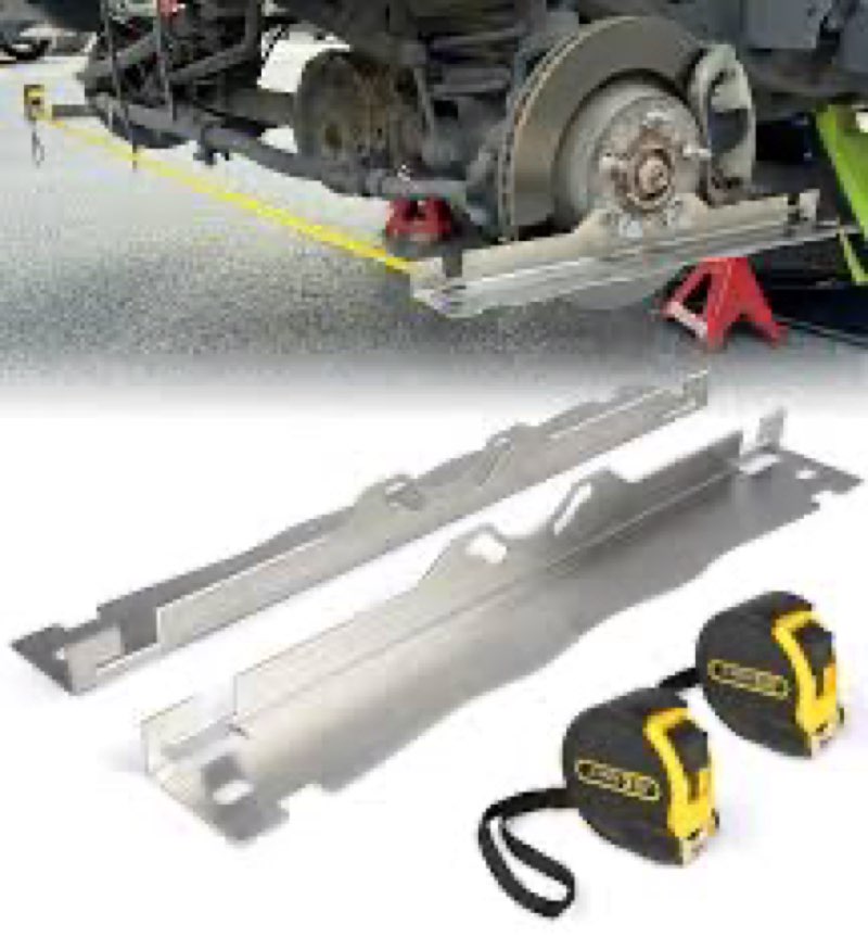 Blshwez 2-Pack Pro-Grade Wheel Alignment Kit with Tape Measures, Heavy Duty Toe Alignment Tool Plate