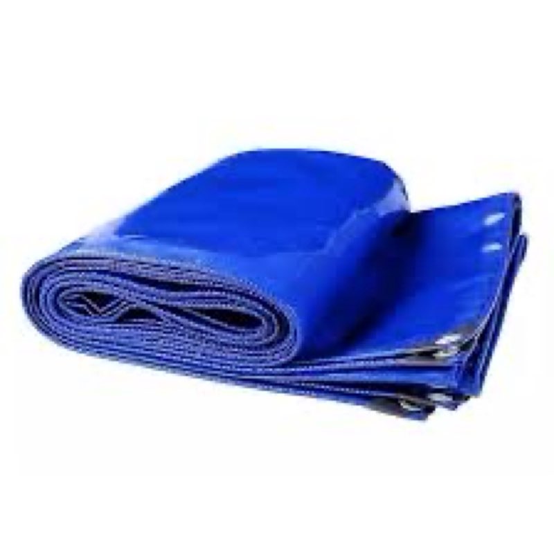 3' x 3'Tarps Heavy Duty Waterproof, Extra Thick 20 mil Poly Tarp Cover, Weather Resistant Outdoor Tarpaulin with Reinforced Grommets and Edges, for Firewood Roof Pool Boat