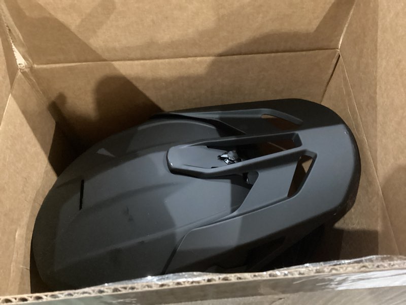 Condition photo showing Good Condition for outdoormaster full face mountain bike helmet for men & women - durable, impact resistant, ventilated, adjustable visor - downhill race bmx mtb helmet black medium