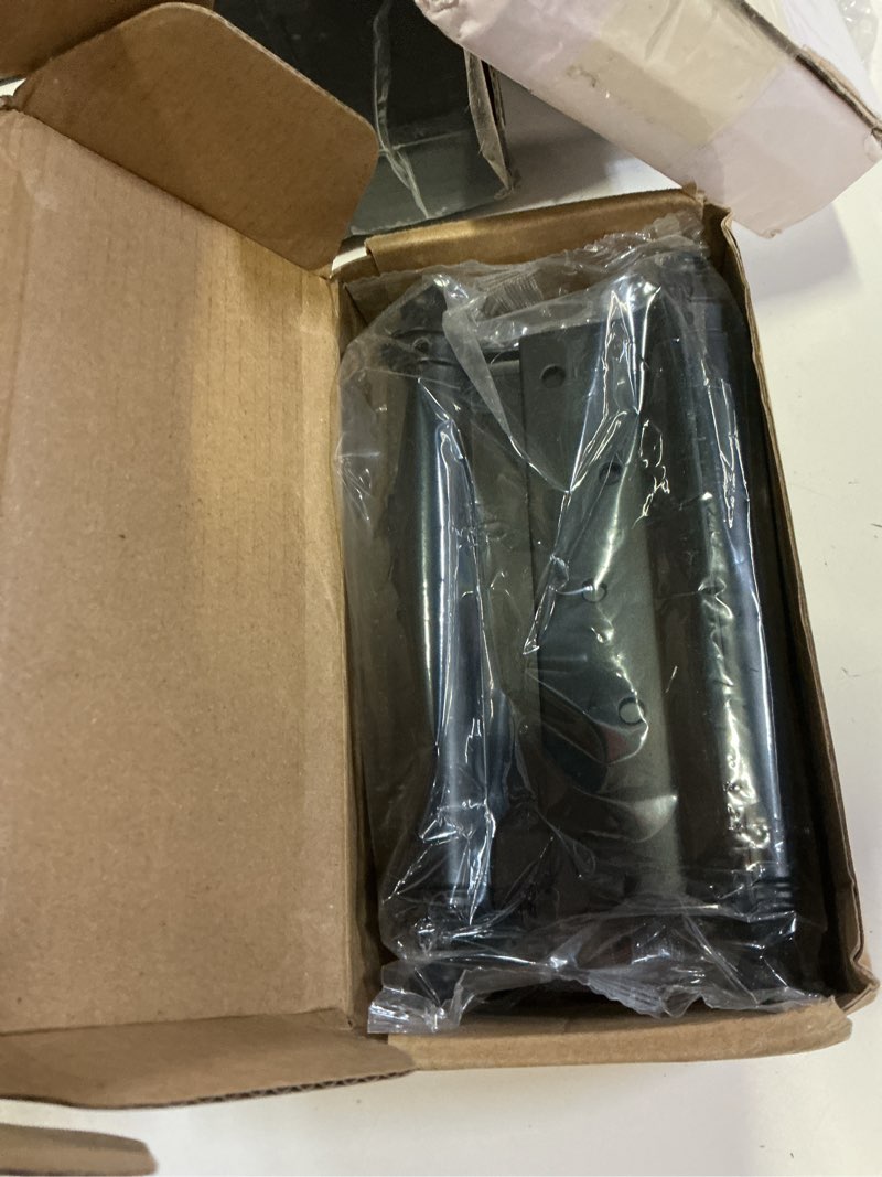 Condition photo showing New/Like New for 6 inch double action spring hinges, 2 pack self closing door hinges for saloon cafe pub swinging doors, stainless steel, including pins and screws (black)