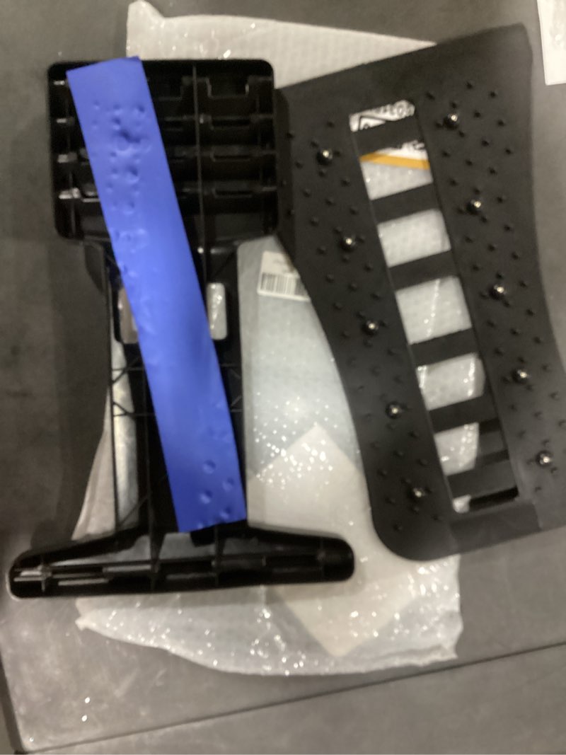 Condition photo showing Good Condition for Lumbar Support Board & Back Stretcher - 4-Level Adjustable Cracker for Lower Back Pain Relief, Home Office Use (Blue)