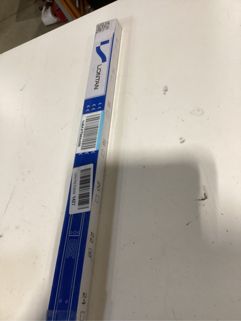 Condition photo showing New/Like New for lontan 1 pair 22 inch side mount soft close drawer slides 3 fold full extension drawer glides - 4502s3-22 heavy duty ball bearing cabinet rails with rear mounting brackets 100 lb capacity soft close-22inch 1 pair+ brackets
