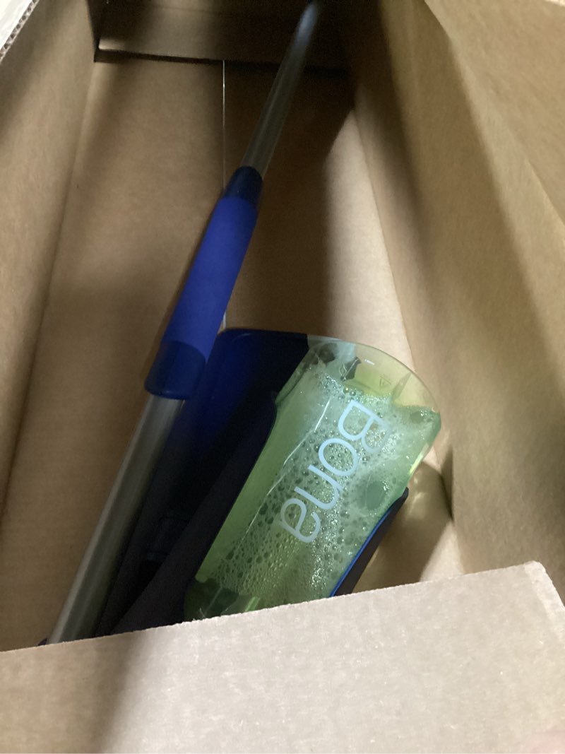 Condition photo showing As Is for Bona Multi-Surface Floor Premium Spray Mop - Includes Multi-Surface Floor Cleaner Concentrate and Machine Washable Microfiber Cleaning Pad - For Stone, Tile, Laminate and Vinyl LVT/LVP Floors Multi-Surface - Concentrate