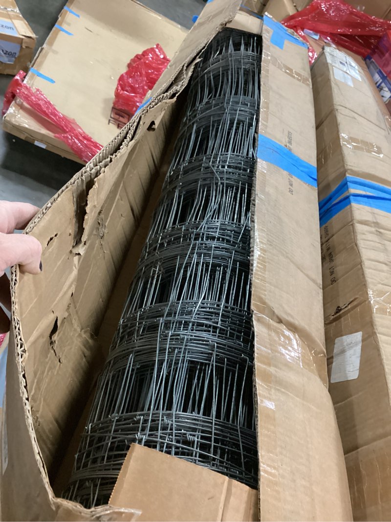 Condition photo showing New/Like New for Farm Fence, 4Ft x 328Ft Galvanized Wire Fencing, Goat Cattle Deer Livestock Fence, Heavy Zinc Goat Fences for Goat Deer Yard Livestock Protection