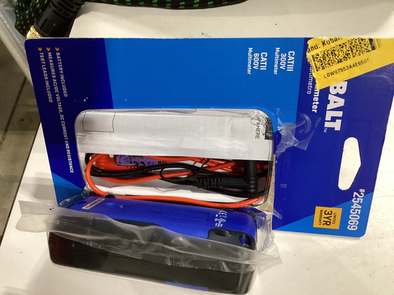 Condition photo showing Good Condition for kobalt digital display multimeter 0.2 amp 500v -volt