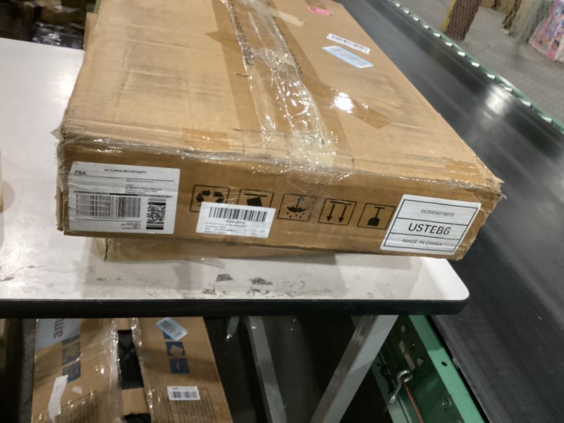 Condition photo showing New/Like New for GYIIYUO 2 Wood Drawer Lockable File Cabinet with 22'' Extended Desktop, Mobile Filing Cabinet with Side Bag, Rolling Printer Stand, Fits A4&Letter Size, Home Office, Rustic Brown