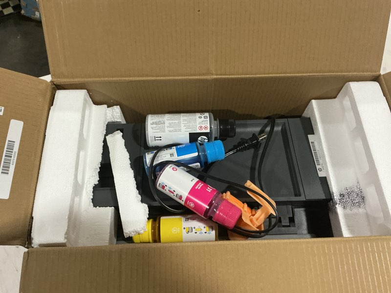 Condition photo showing As Is for hp smart tank plus 570 wireless all-in-one ink tank printer with up to 2 years of ink included (5hx14a) black