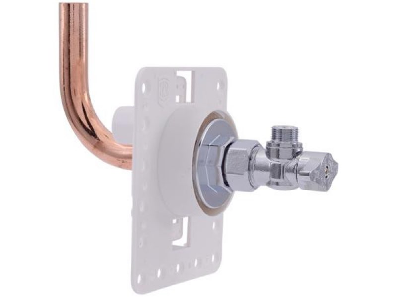 ((SIMILAR ))3/8 in. OD Compression Fixture Outlet Box in Copper - HR-F-M-1