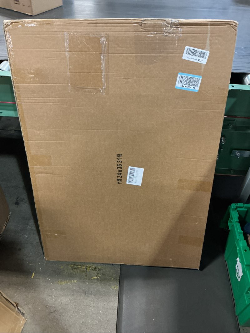 Condition photo showing New/Like New for 24x36 poster frame 2 pack, black poster frames 24 x 36 inches for pictures and art prints, 36x24 picture frame horizontal or vertical wall mounting