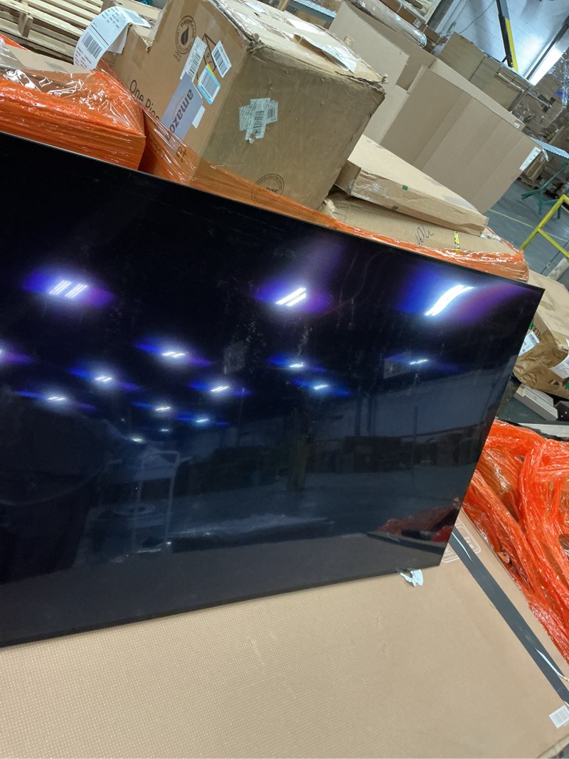 Condition photo showing As Is for SAMSUNG 77-Inch Class OLED S84F Series Samsung Vision AI Smart TV (2025 Model, 77S84F) NQ4 AI Gen2 Processor, 4K AI Upscaling, OLED HDR, Pantone Validated, Motion Xcelerator 120Hz 77-Inch S84 Series