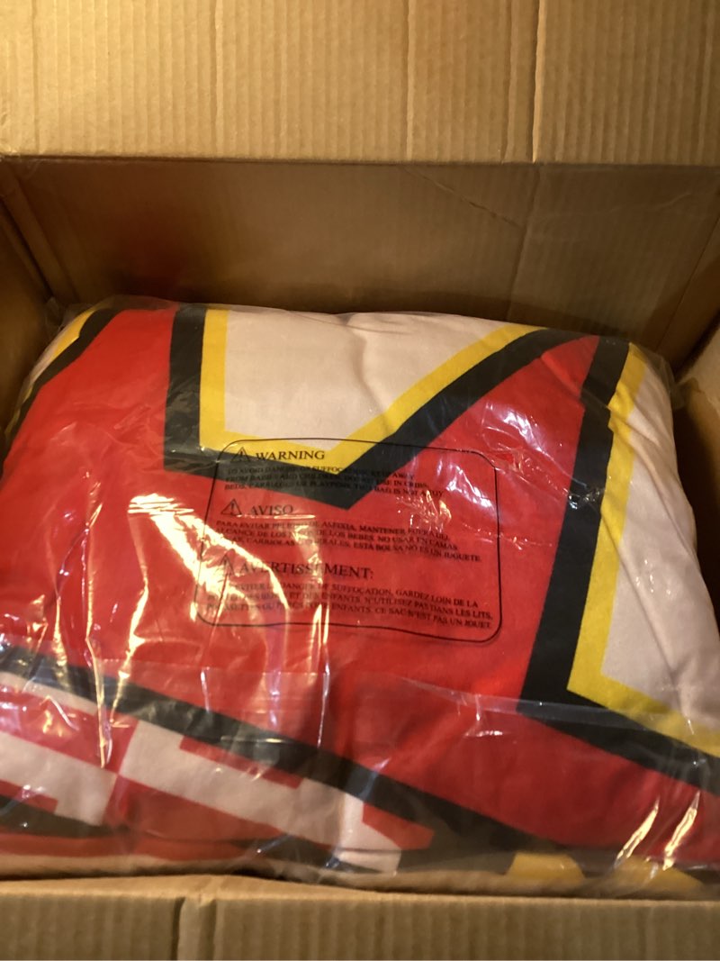 Condition photo showing New/Like New for FOCO NCAA unisex-adult Reversible Oversized Sherpa Hoodie Sweatshirt Colorblock Hoodeez Maryland Terrapins One Size Colorblock