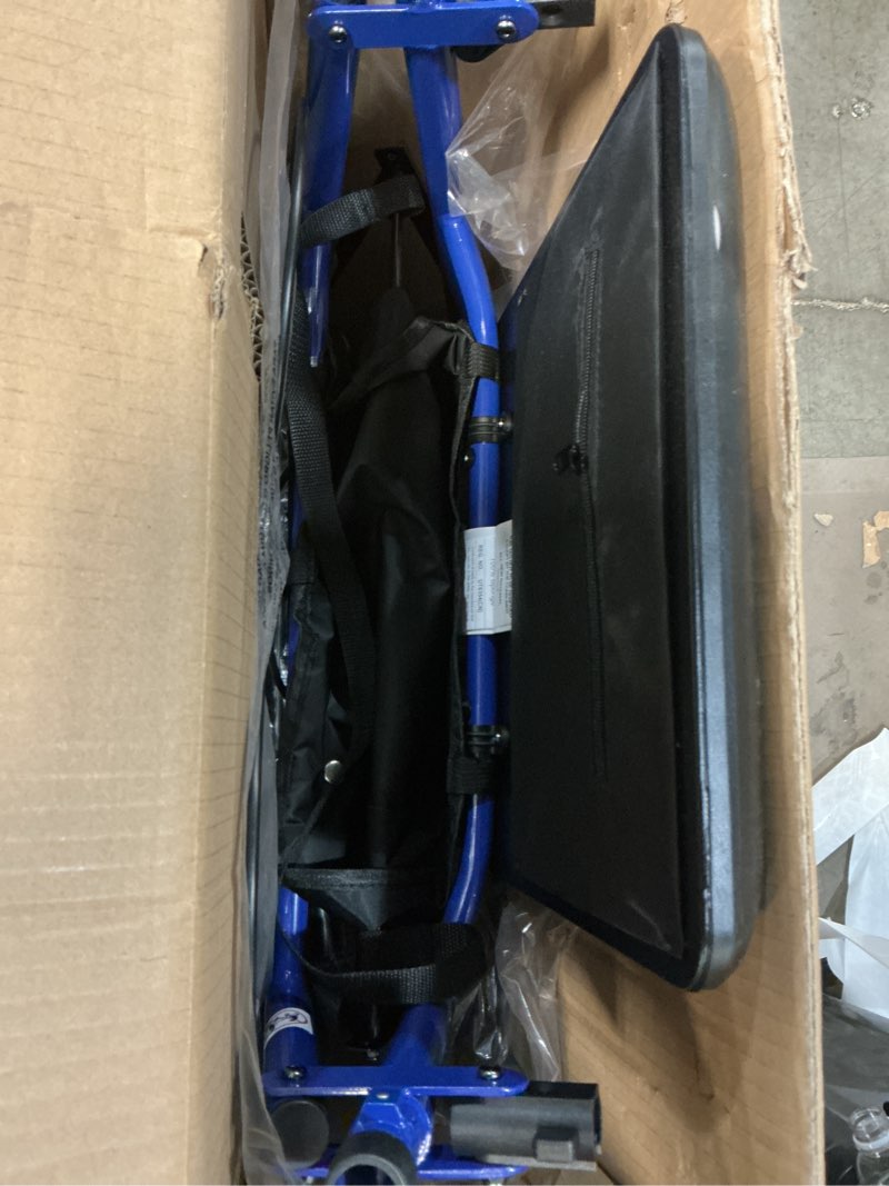 Condition photo showing item condition for rollator,6in4whl.alum.paddedst,blue,1/cs