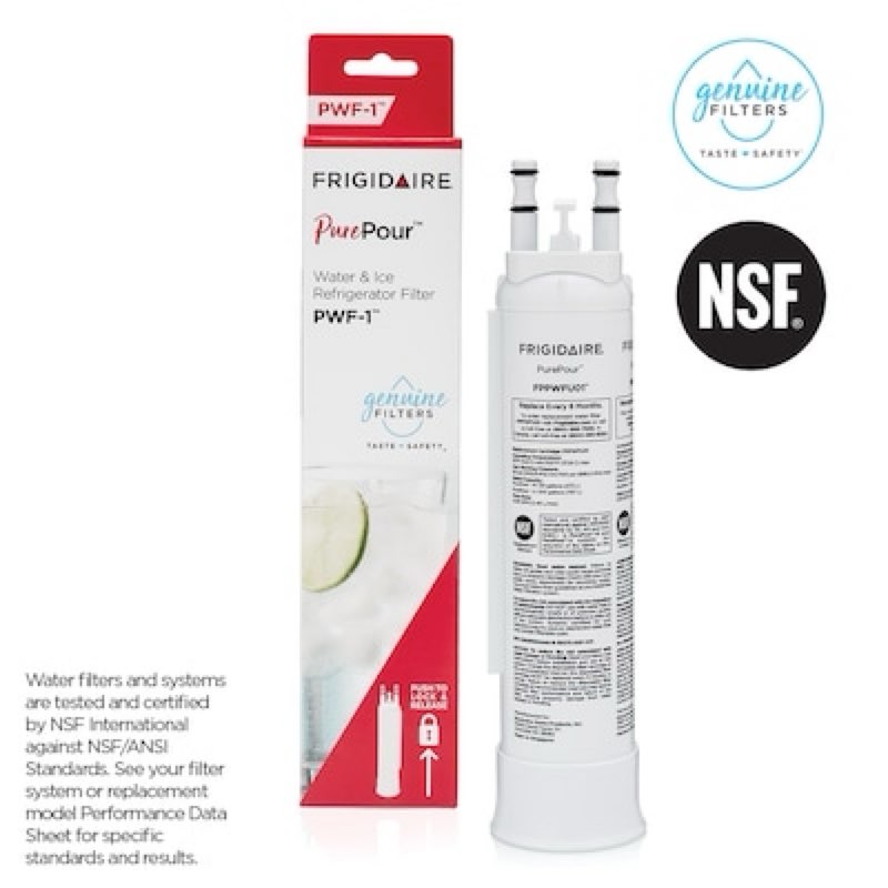 Frigidaire Push-in Refrigerator Water Filter FPPWFU01 PurePour
