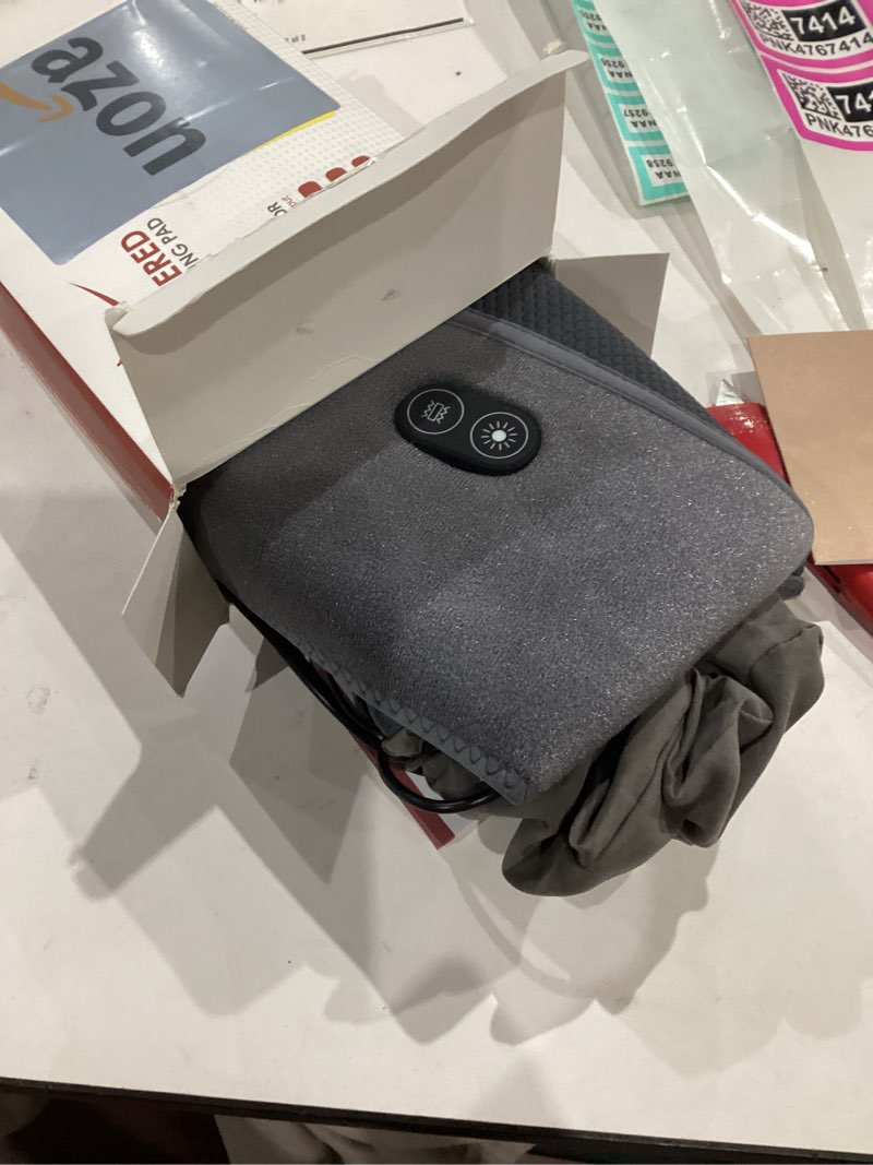 Condition photo showing Good Condition for Shoulder Heating Pad Massager for Rotator Cuff Upper Arm Pain Relief, USB Powered Heated Shoulder Wrap with Vibration Massage for Women Men Travel Outdoor (Non-Rechargeable) Vibration Massage & Heating