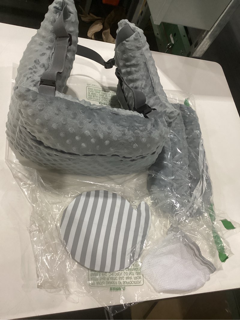 Condition photo showing As Is for NO HEATING PAD Zomaple Mastectomy Recovery Pillow + Strap, Seat Belt Cover & Shower Lanyard – Post-Op Essentials, Breast Augmentation/Reduction & Mastectomy Recovery Supplies – Washable Cover for Comfort & Support Grey Breast Care Set