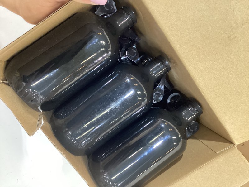 Condition photo showing As Is for tessco for you 12 pack black soap dispenser empty plastic pump bottles dispenser refillable shampoo container for hand sanitizer soap lotion body wash conditioner bathroom kitchen travel(16.9 oz) black 16.9 oz
