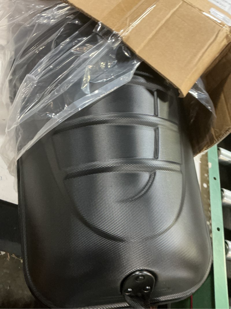 Condition photo showing Good Condition for golf travel bags for airlines with reinforced wheels, hard case top and 1680d heavy duty oxford protect golf clubs, lightweight and easy to use blue