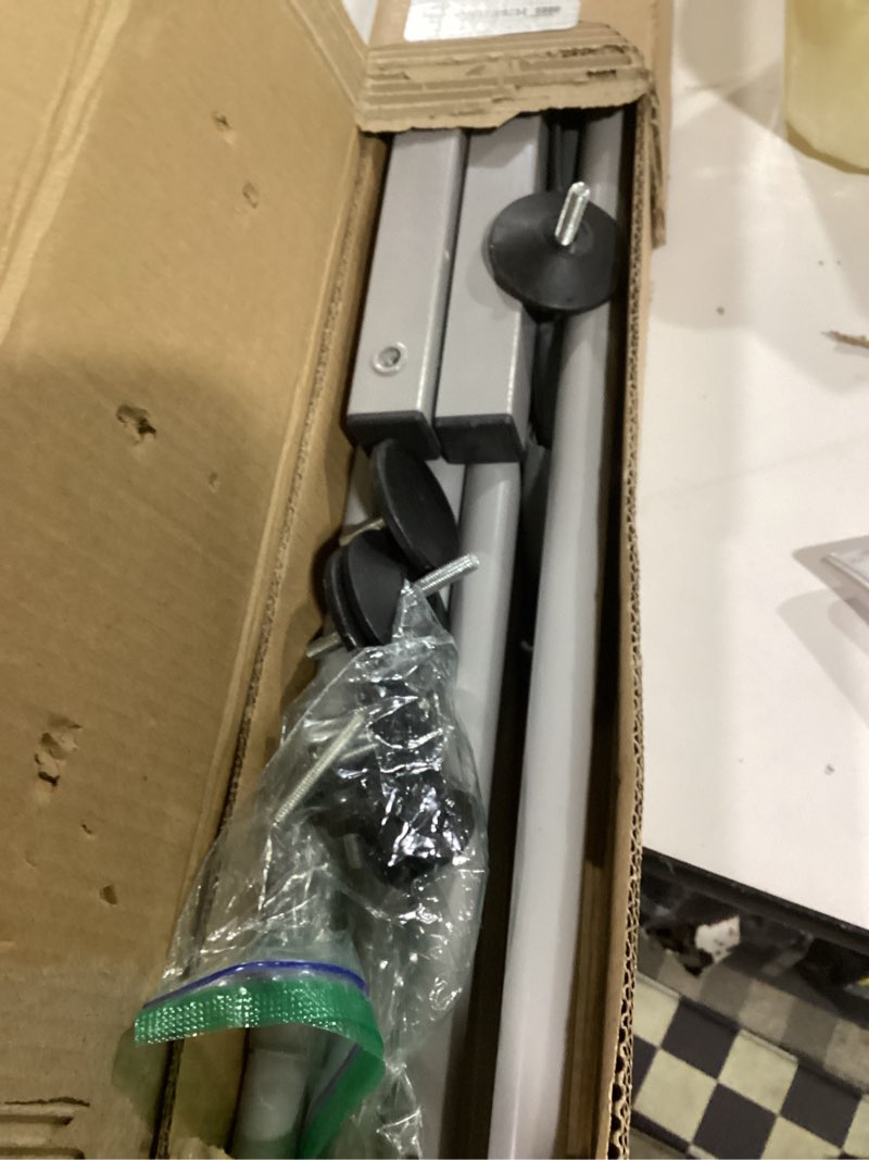 Condition photo showing Good Condition for RANTILA Single Large Panel Room Divider, Privacy Screen for Office, Partition Separators, Freestanding Divider 71''W x 69.5''H, Grey Grey 1 Large Panel