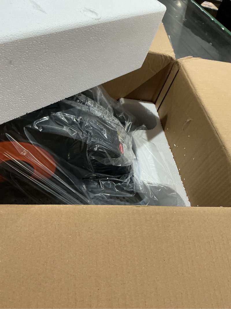 Condition photo showing Good Condition for under desk elliptical, electric seated pedal exerciser, quiet & compact mini ellipse leg exerciser with display monitor, remote control and 12 adjustable speeds, elliptical machine for home orange