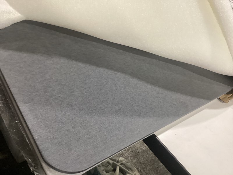 Condition photo showing New/Like New for large stone bath mat, super absorbent diatomaceous earth bath mat large, quick drying non-slip diatomite stone bath mats for bathroom, easy to clean (dark grey, extra large 31.5" x 19.7") dark grey 31.5" x 19.7" (rectangular)