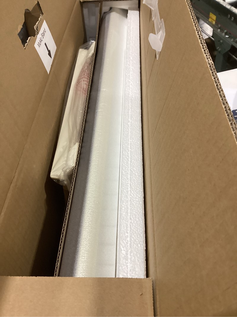 Condition photo showing Good Condition for The ONE Keyboard Piano Sing, 61 Keys Piano Keyboard For Singing & Practice with Bluetooth, Record, Sheet Music Stand and Huge Library of Songs for Sing-Along, Piano For Music Lover & Beginner (White)