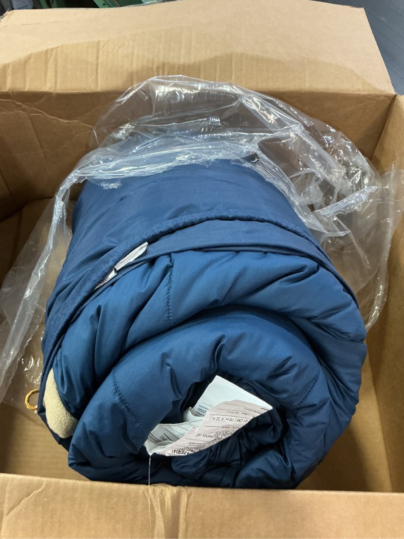 Condition photo showing Good Condition for the north face sleeping-bags wawona bed 20 sleeping bag | one person 20f / -7c insulated camping bag, synthetic insulation, water repellent shady blue-npf standard