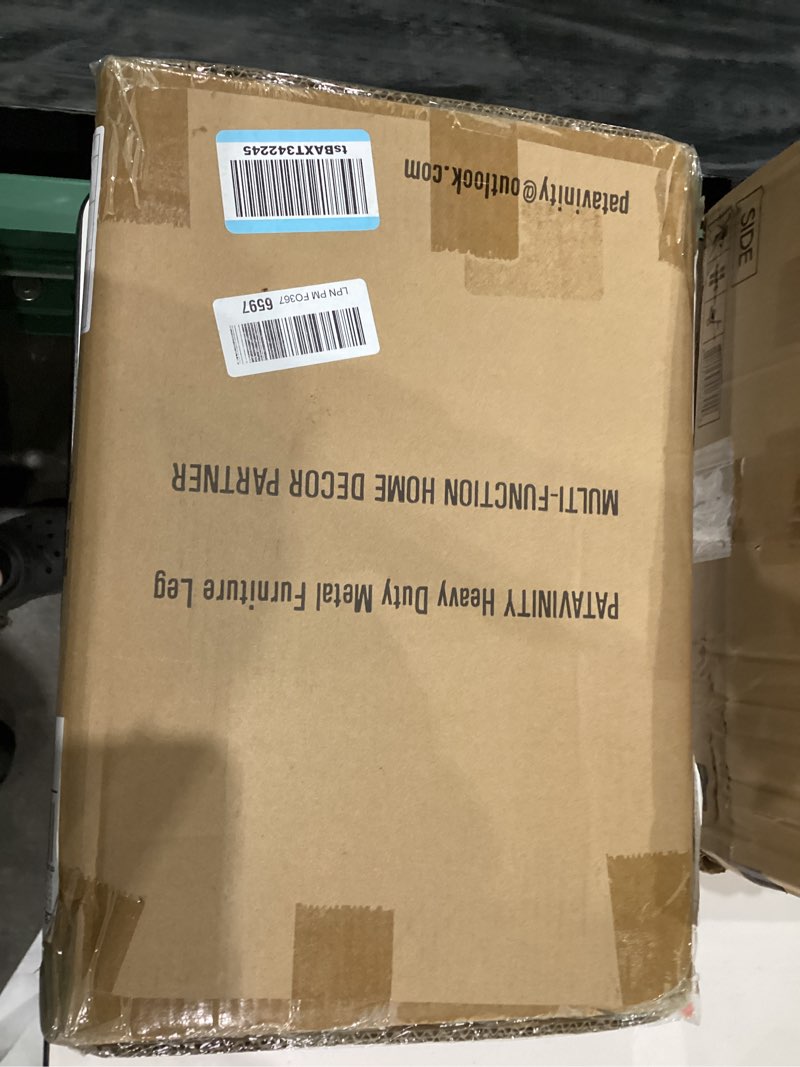 Condition photo showing New/Like New for Heavy Duty Metal Hairpin Legs - Set of 2, Black, 16 inch, Trapezoid, Bear Up to 300lb, Ideal for Dining Tables, Coffee Tables, Desk, Office Furniture H16" × W11.3" Trapezoid