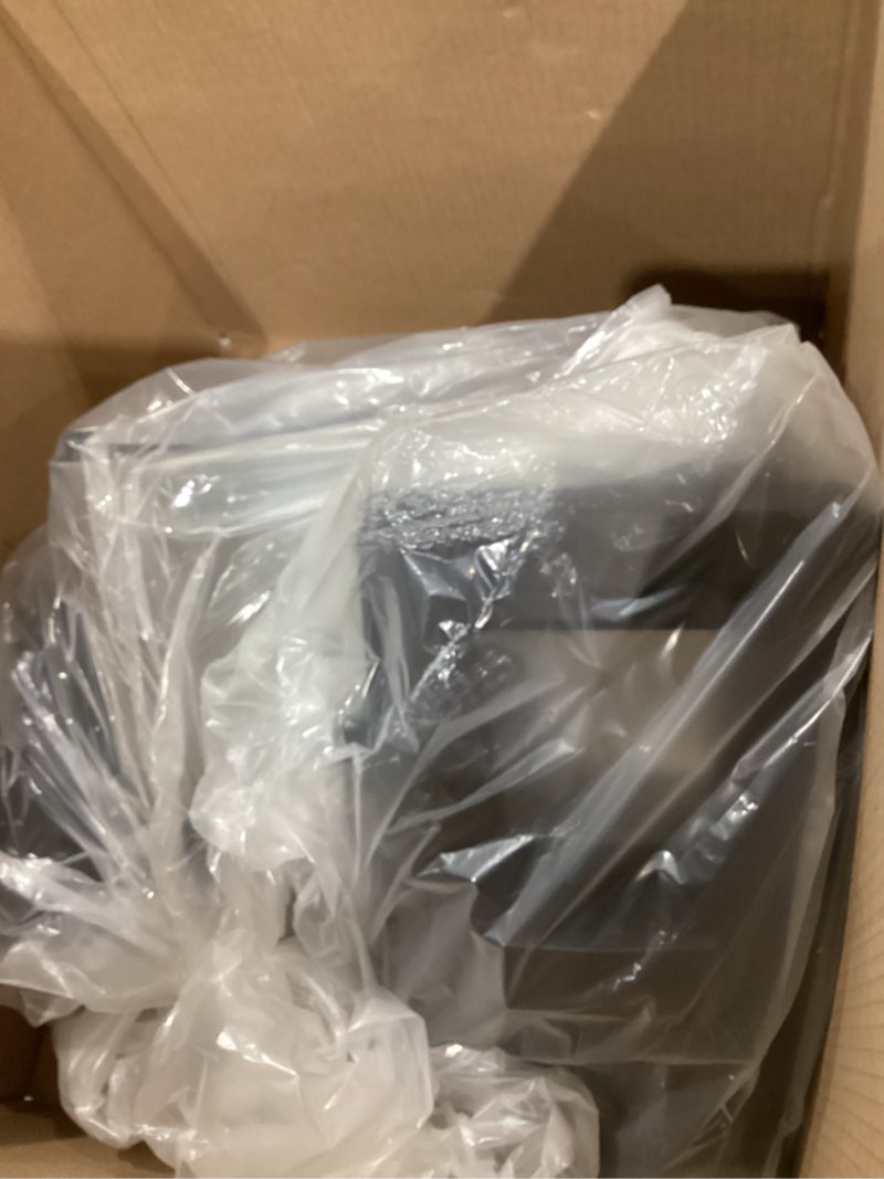 Condition photo showing As Is for Amazon Basics 3.2-Qt (3.0L) Deep Fryer with 12-Cup Oil Capacity, Adjustable Temperature, Easy Draining Basket, Stainless Steel Exterior, Viewing Window, 1500W, Black & Silver 3.2-Qt, Black & Silver