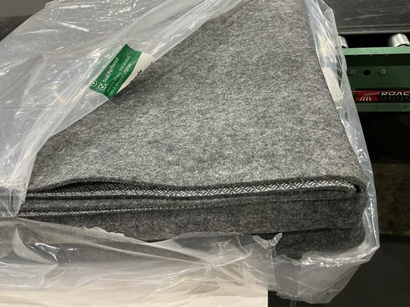 Condition photo showing Good Condition for non slip rug pad thick felt cushioned rubber rug gripper pad for hardwood, laminate, stone, tile, wood, vinyl floors & carpet, anti skid under area rug pads