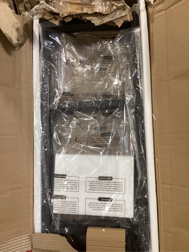 Condition photo showing As Is for (Similar Item) IRONCK Bookshelves 6 Tiers Triple Wide Industrial Bookshelf, Large Etagere Bookshelf Open Display Shelves with Metal Frame for Living Room Bedroom Home Office