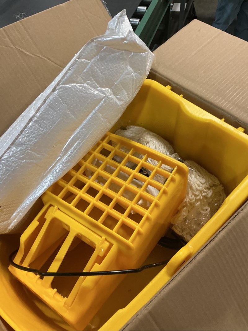 Condition photo showing Good Condition for Wringer Replacement for 26-Qt or 35 Qt Commercial Side Press Mop Bucket and Wringer, Yellow