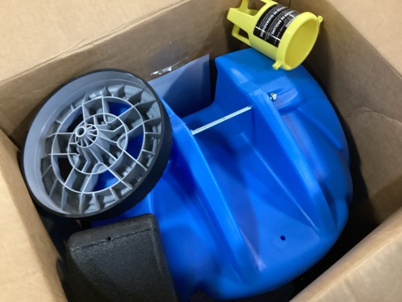 Condition photo showing Good Condition for step2 whisper ride ii buggy kids push car, ride on toy, stroller substitute, includes seat belt & horn, made of durable plastic, max weight 50 lbs., for toddlers 1.5-4 years old, blue blue large