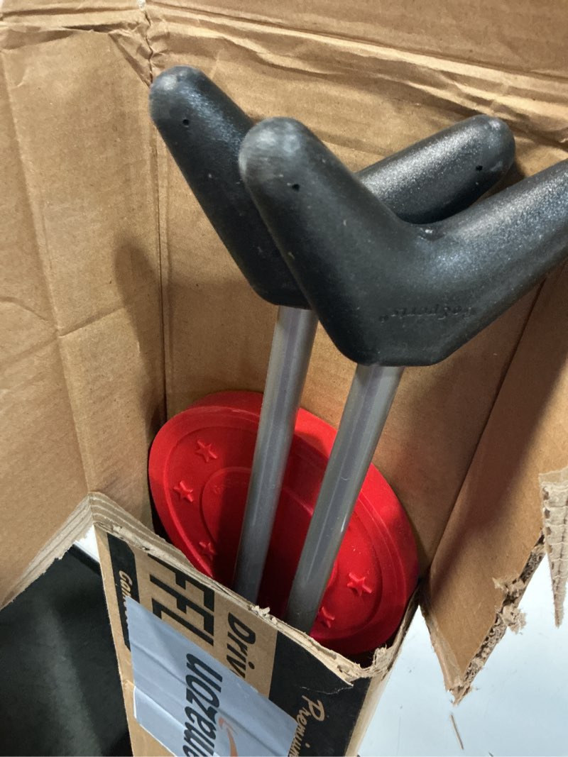 Condition photo showing As Is for GoSports Driveway Shuffleboard Game Set