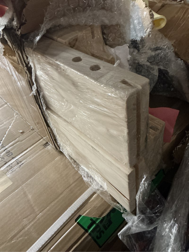 Condition photo showing Good Condition for FREDBECK 36in x 96in Sliding Barn Door with 5.5FT Barn Door Hardware Kit Included Wood K Shape Solid Spruce Panel Need to Assembly