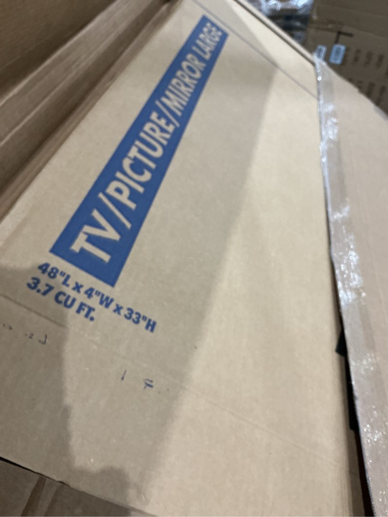 Condition photo showing Good Condition for fellowes bankers box large tv/picture/mirror moving boxes 48"x4"x33"