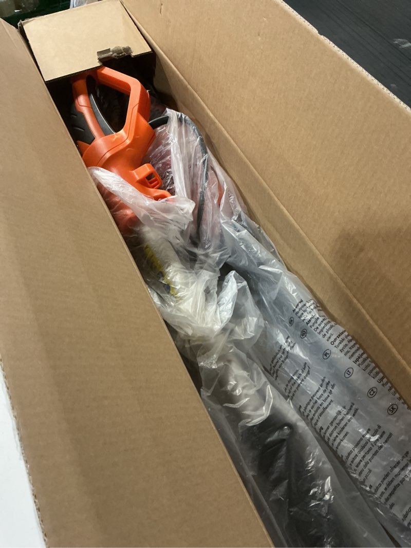 Condition photo showing Good Condition for garcare electric pole hedge trimmer, power hedge trimmer with 18 inch dual-action laser cut & adjustable cutting head, 4.8amp, 600w, corded pole hedge - 18 inch