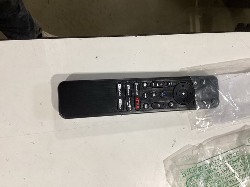 Condition photo showing Good Condition for rmf-tx811u replacement voice remote control compatible with sony bravia smart tv 2023 models kd-55x7