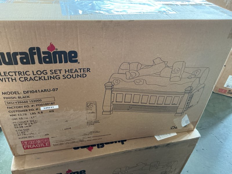 Condition photo showing New/Like New for duraflame Electric Log Set Heater with Crackling Sound - DFI041ARU-07 - Black