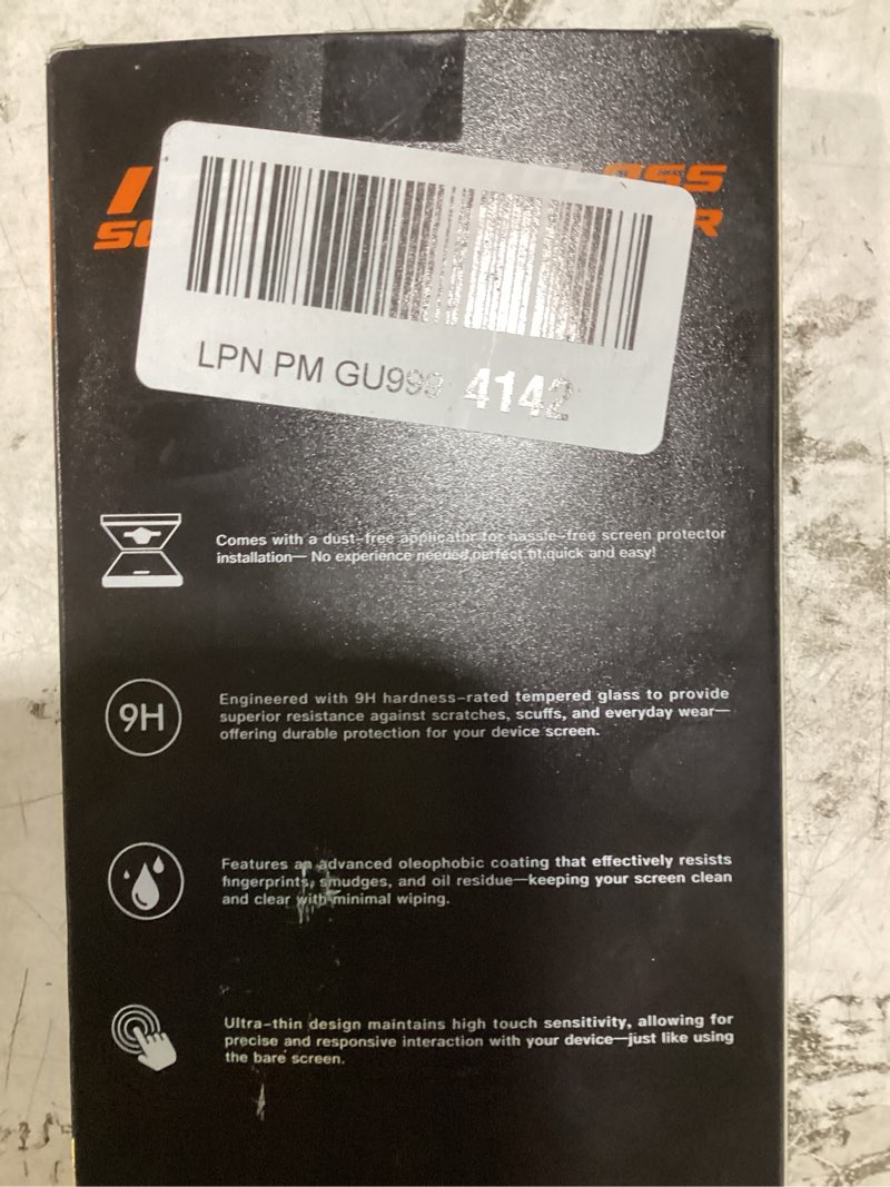 Condition photo showing Good Condition for chubbycable 2pcs chubbyshield ultra for iphone 16 privacy screen protector, anti-spy screen protector privacy glass with ultra-easy install box, auto dust-elimination & bubble free