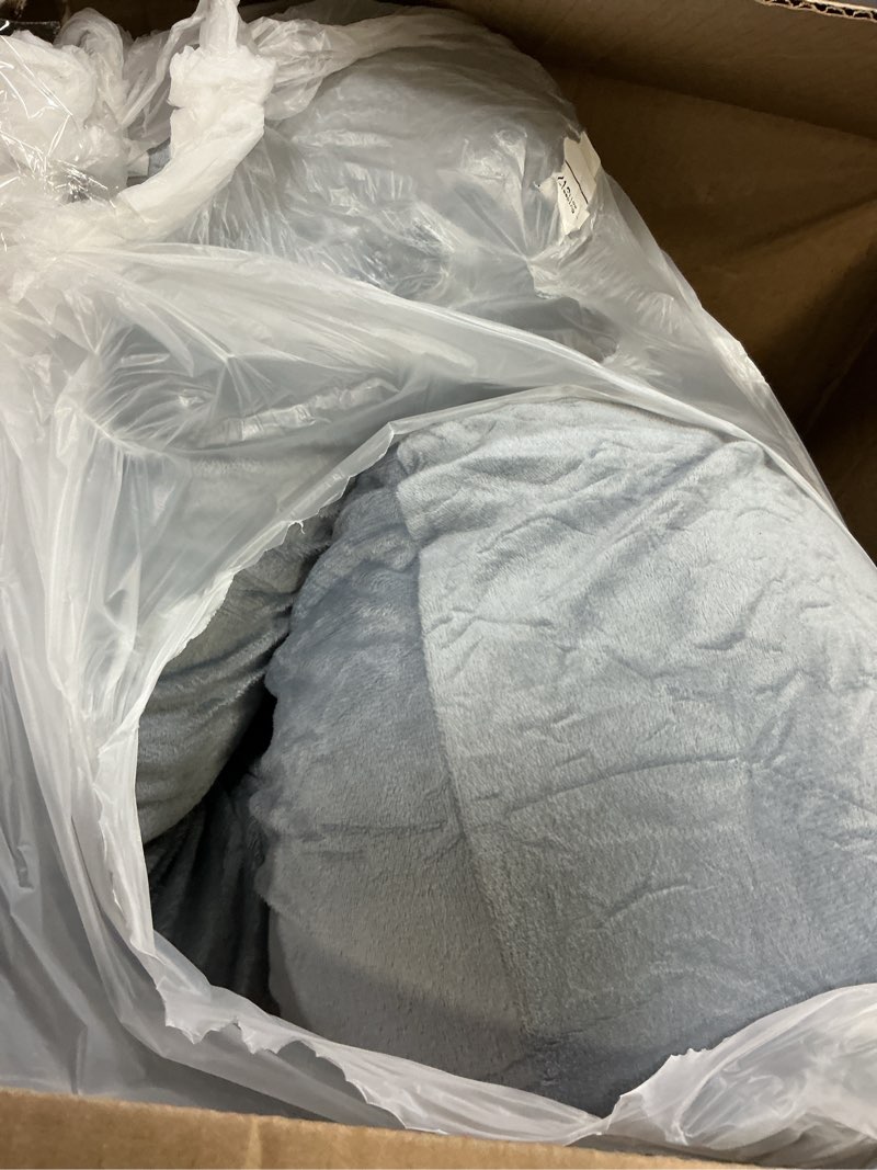 Condition photo showing As Is for AMCATON 60 Inch Pregnancy Pillow for Sleeping, Extra Large U Shaped Body Pillow, Maternity Pillow for Pregnant Women with Velvet Cover (Dark Grey)