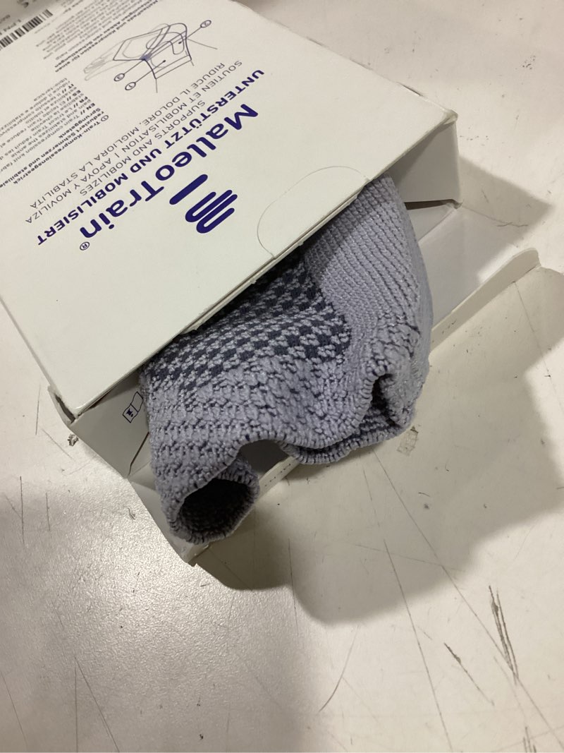 Condition photo showing Good Condition for Bauerfeind - MalleoTrain - Ankle Support Brace - Helps Stabilize the Ankle Muscles and Joints For Injury Healing and Pain Relief - Right Foot - Color Titan Right, Titanium